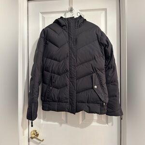 COLUMBIA WOMEN’S PUFFER WARM COAT, BLACK MEDIUM